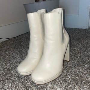 Just Fab White Boot